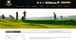 Desktop Screenshot of dunscargolfclub.com